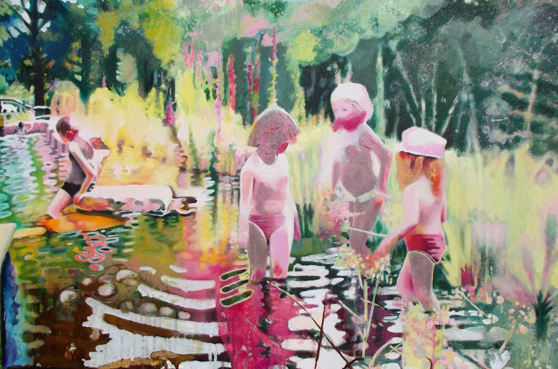 Vaex Beginning, painting by Rosalind Faram