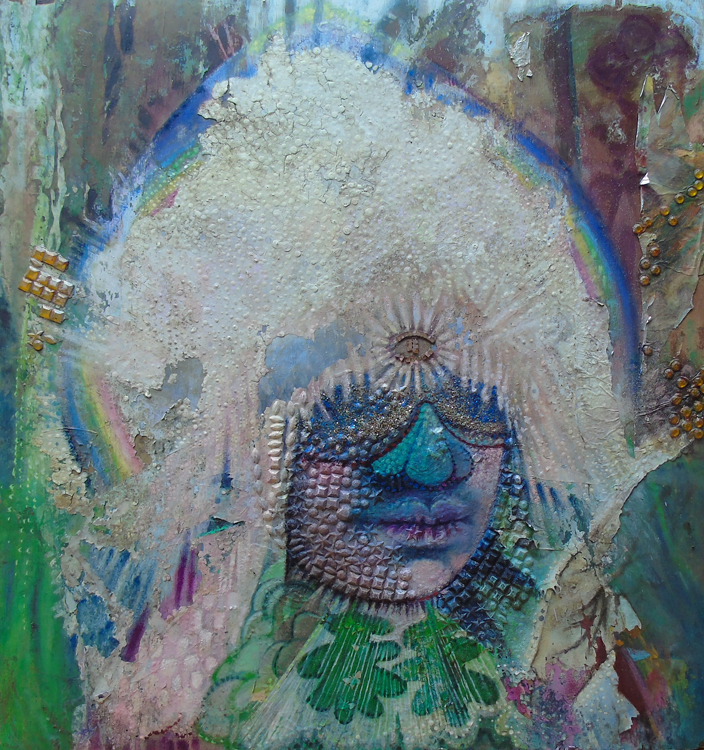 Weathered Painting, painting by Rosalind Faram
