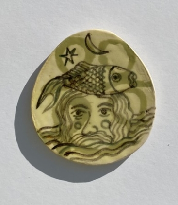 Salmon Man wall plaque thumbnail